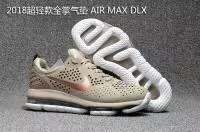 hommes nike air max dlx casual fitness running chaussures gold top